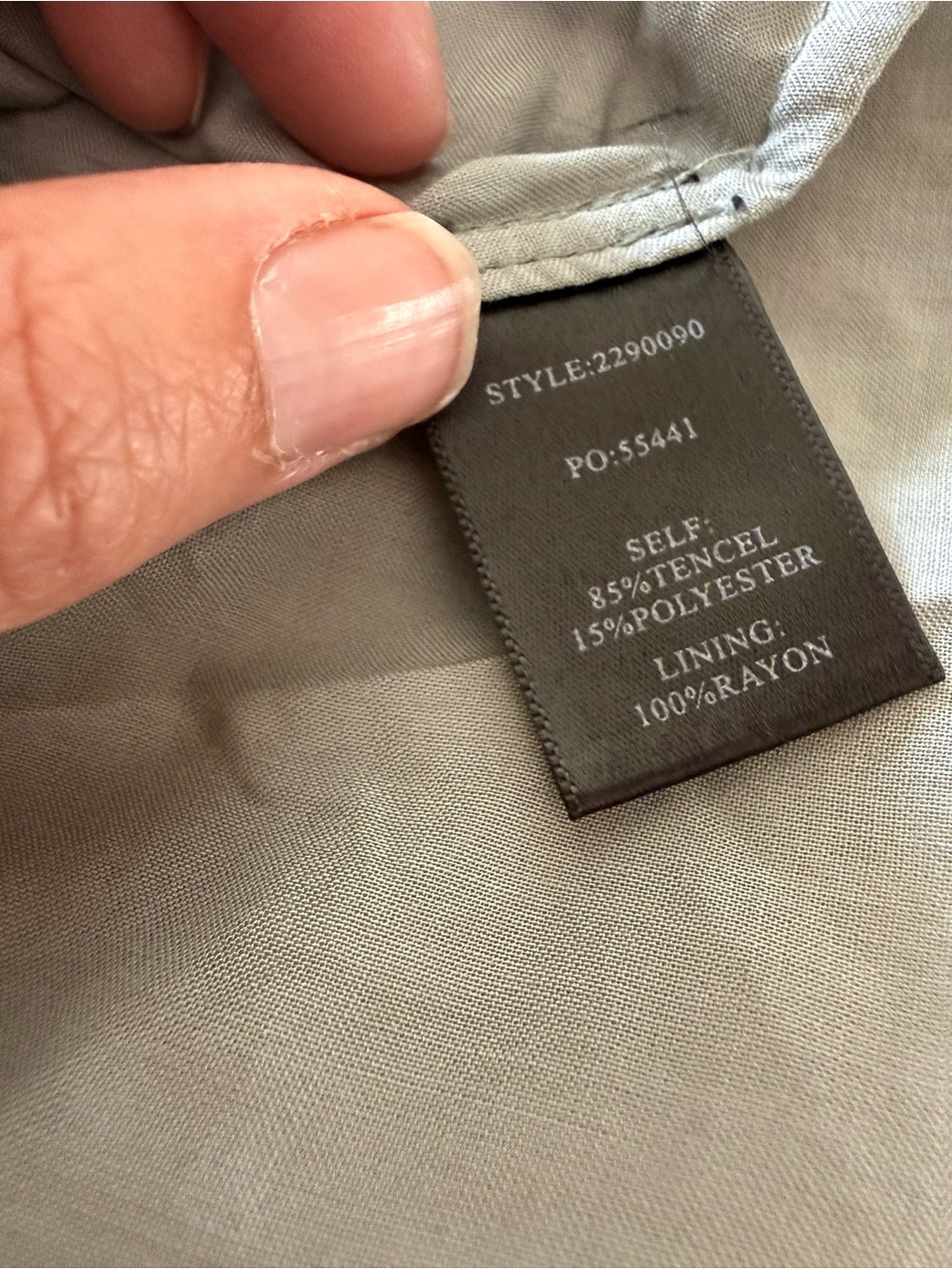 Current Air Olive Seagram Spaghetti Strap Slip Tank Dress - Picture 3 of 7